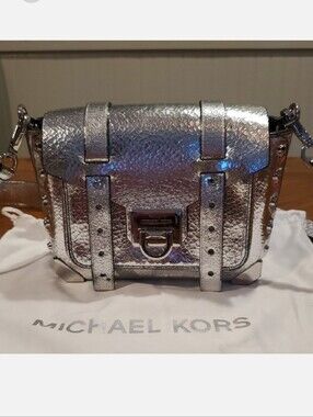 Michael Kors Small Manhattan Bag Crackled Leather